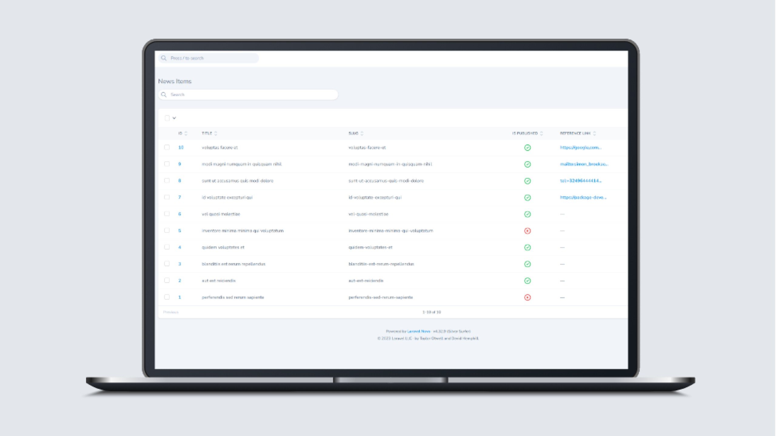 Nova Link Picker Package